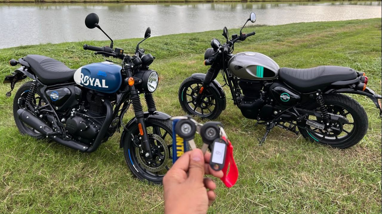 The Royal Enfield Hunter 350